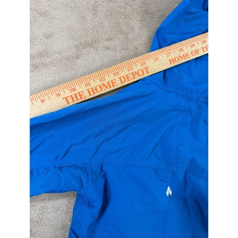 Mont-bell Windbreaker Jacket Baby‎ 90 Size 9 Blue Hooded Nylon Shell